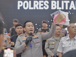 Polres Blitar Berhasil Amankan Tersangka Begal 2 Bulan Beraksi di 18 TKP