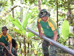 Satgas TMMD ke-126 Kodim 0818/Malang-Batu Laksanakan Pemasangan Pipanisasi untuk Warga Desa Lebakharjo