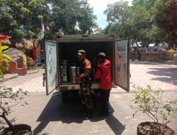 Babinsa Koramil 0822/11 Tapen Jajaran Kodim 0822 Bondowoso,Kawal Pendistribusian MBG