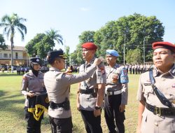 Kapolres Bondowoso Pimpin Upacara Serah Terima Jabatan Kasat Reskrim Polres Bondowoso