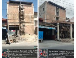 Ruko Diduga Ilegal di Bangau Sakti Terus Berdiri: Pejabat Pekanbaru Cuma Bisa Diam, Hukum Seolah Lumpuh