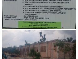Proyek Revitalisasi Rp1,7 Miliar di SMPN 44 Pekanbaru Diduga Sarat Nepotisme, Kepala Sekolah Bungkam