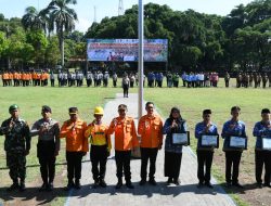 Bondowoso Siaga! Ratusan Personel TNI-Polri dan Relawan Gelar Apel Antisipasi Bencana Hidrometeorologi