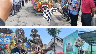 Wabup Sidoarjo Berangkatkan Pawai Budaya Dalam Rangka Ruwat Desa Semambung Kecamatan Jabon