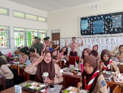 TNI Hadir untuk Anak Negeri, Dukung Program Makan Bergizi Gratis di Bondowoso