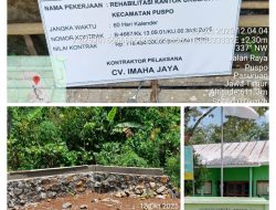 Dugaan Pekerjaan Rehabilitasi KUA Tanpa Standar: Pengecoran Pondasi Diduga tidak menggunakan Molen