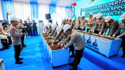Kapolri Resmikan 32 SPPG dan Groundbreaking 27 SPPG Polri di Jateng, Terus Dukung Program MBG