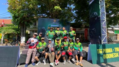Perhutani Bondowoso Meriahkan HUT TNI ke-80,Fun Bike Bersama Masyarakat dan Forkopimda
