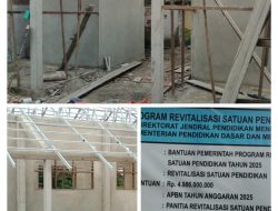 Diduga Sunat Spesifikasi Besi, Revitalisasi SMPN 4 Tambang Langgar SNI dan Permen PUPR