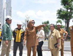 Sidak Progres Pengerjaan Revitalisasi Alun-alun Sidoarjo, Wabup Minta Pelaksana Proyek Selesaikan Sesuai Kontrak Pengerjaan