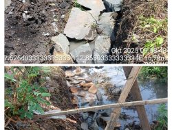 PEMBANGUNAN SALURAN PLENGSENGAN DI DESA TAMBAKREJO DISOROT LSM GMBI – DINILAI LANGGAR KIP