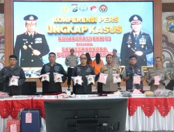 Polresta Sidoarjo Berhasil Gagalkan Penyelundupan 8,2 Kilogram Sabu