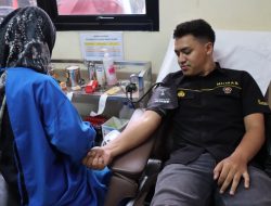 Rayakan Hari Jadi ke-74, Humas Polres Jakbar Gelar Bakti Sosial Lewat Donor Darah