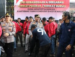 Polresta Malang Kota Perkuat Sinergi Bersama Serikat Buruh Wujudkan Kondusifitas Kamtibmas