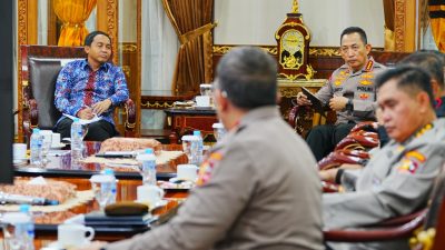Audiensi Dengan Menhut, Kapolri Siap Bersinergi Hadapi Karhutla
