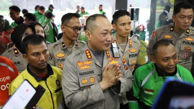 Sinergi Polresta Malang Kota Bersama Ojol Komitmen Jaga Kamtibmas