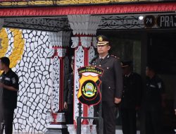 Upacara Peringatan Hari Sumpah Pemuda ke-97 di Polsek Kayuagung Berlangsung Khidmat di Tengah Rintik Hujan