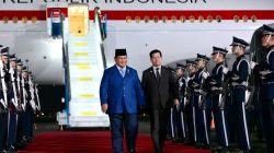 Presiden Prabowo Subianto tiba di Pangkalan Udara Gimhae Busan