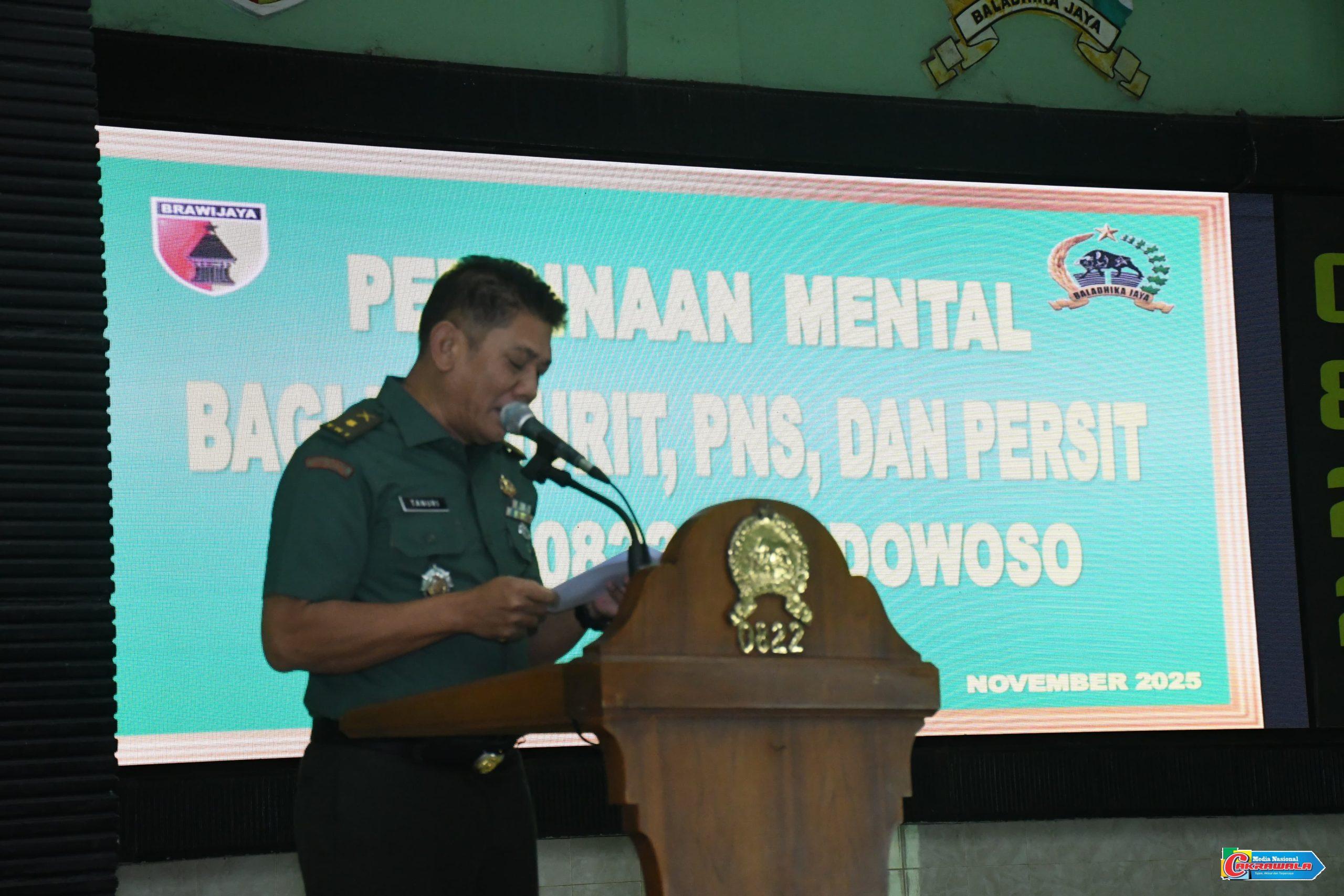 Kasdim 0822 tekankan pentingnya disiplin dan ketahanan mental prajurit di era tantangan global