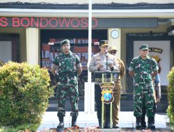 Kasdim 0822 Hadiri Apel Kesiapsiagaan Tanggap Darurat Bencana Hidrometeorologi Bondowoso