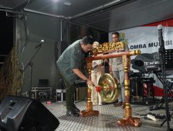 Gubernur Akademi Militer Membuka Lomba Musisi Jalanan dalam Rangka HUT ke-68 Akademi Militer