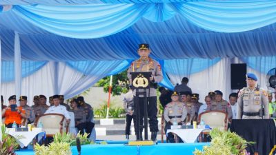 Pimpin Apel Tanggap Darurat Bencana, Kapolri: Beri Rasa Aman ke Masyarakat