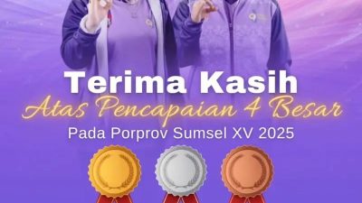 Bupati dan Wakil Bupati Ucapkan Terimakasih, Kontingen Musi Rawas Raih Peringkat 4 Besar Ukir Sejarah di PORPROV Sumsel XV 2025