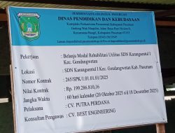 Minimnya Pengawasan pada Proyek Rehabilitasi SDN Karangsentul I, Diduga Abaikan Standar Teknis Pemerintah