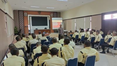 Sat Binmas Polres Pasuruan Bekali Satpam Gada Pratama dengan Wawasan Antinarkoba dan Komunikasi Efektif