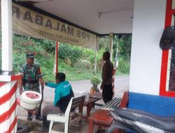 Babinsa Kalisat Perkuat Sinergi Keamanan Perkebunan Malabar