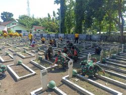 TMP Kota Kulon Dipadati Ratusan Personel! Karya Bakti HUT Korem 083/Bdj Berlangsung Meriah