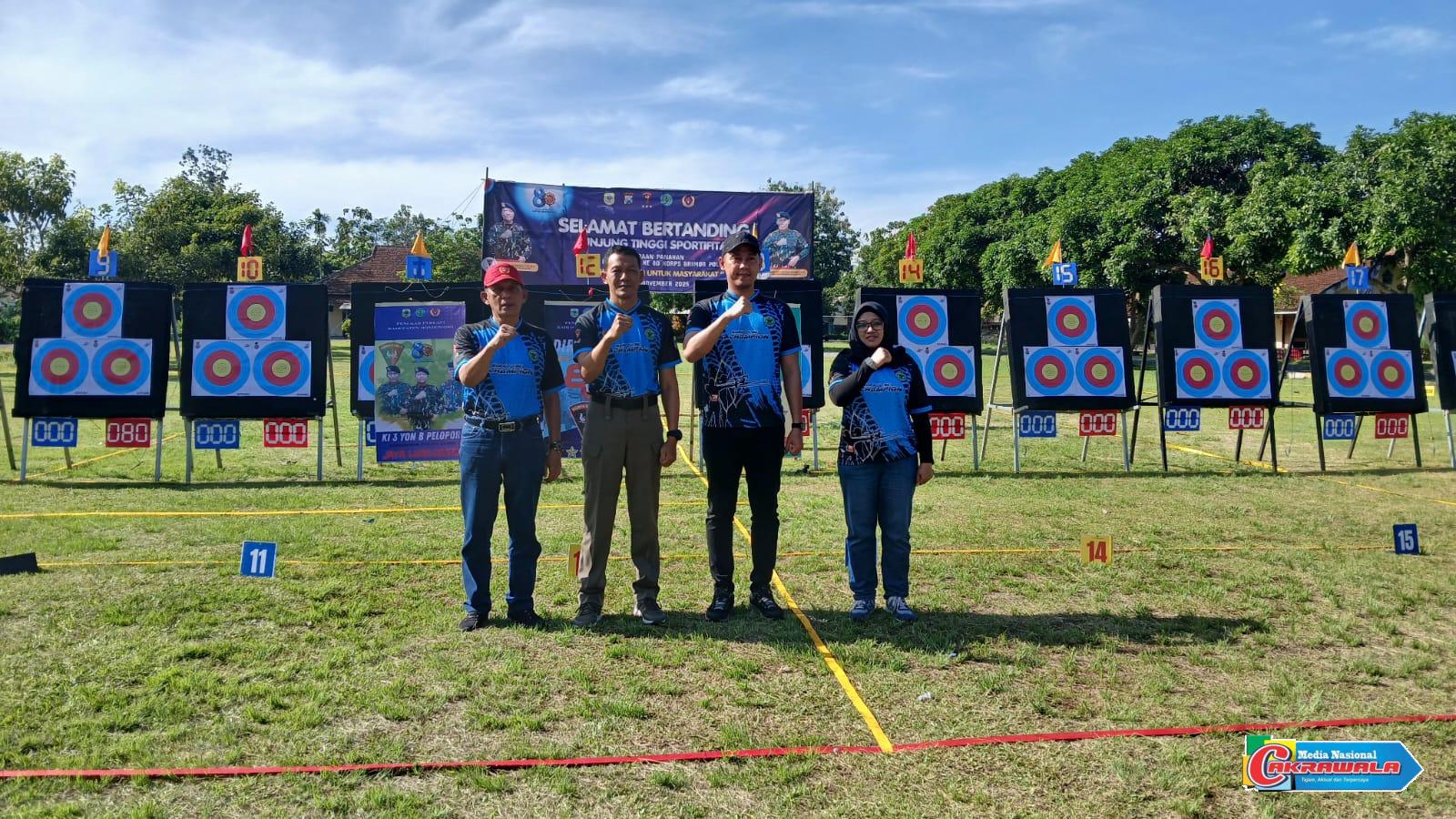 Kapolsek Sukosari dan KONI Bondowoso buka kejuaraan panahan HUT ke-80 Brimob Polri bertema Brimob Polri untuk Masyarakat