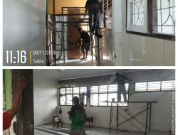 Kembali Terlihat Proyek Pendidikan Abaikan K3 Bahkan tidak Terpasang Papan Informasi, diduga Kurangnya Kontrol dan Pengawasan dari Konsultan