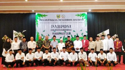 Pasi Ops Kodim 0822 menghadiri pelantikan pengurus PABPDSI Bondowoso periode 2025-2030 di Ballroom Ijen View Hotel