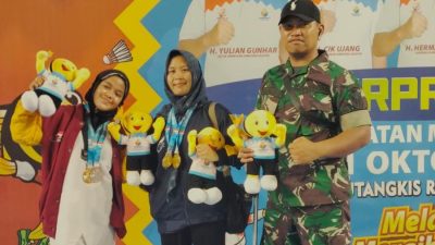 Dandim 0402/OKI-OI Beri Apresiasi kepada Pratu Ari Agus Palopi atas Prestasinya di Ajang Pepaprov V Sumsel