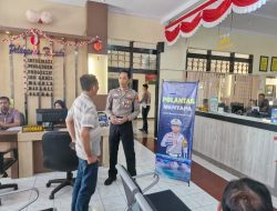Polantas Menyapa, Petugas Layani Masyarakat Dengan Humanis Saat Urus Surat Kendaraan