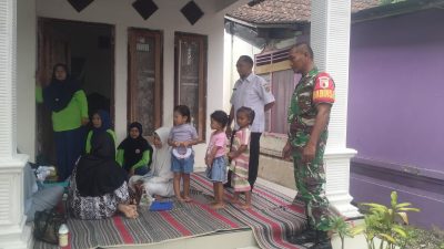 Sinergi Babinsa dan Kader Posyandu, Bersama Jaga Kesehatan Warga