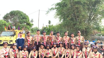 Pramuka SMPN 11 Pekanbaru Raih 5 Piala di Ajang Perkemahan Besar Penggalang Kwartir Ranting Senapelan 2025