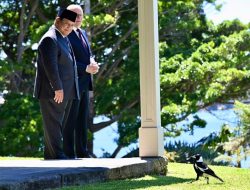 Presiden RI Prabowo Subianto Disambut Gubernur Jendral Australia