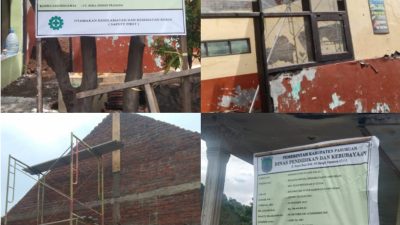 Pekerjaan Proyek Renovasi SD,Dari Dinas Pendidikan Terkesan Amburadul dan Mangkrak