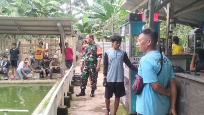 Sinergi Babinsa dan Warga Warnai Lomba Pancing Bumdes