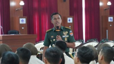 Gubernur Akmil Berikan Penyuluhan P4GN kepada Organik Akademi Militer