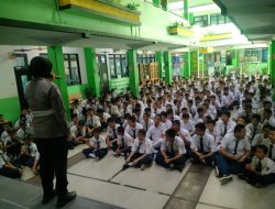 Operasi Zebra Jaya 2025, Satlantas Jakbar Sambangi SMPN 88 Beri Edukasi Tertib Lalu Lintas