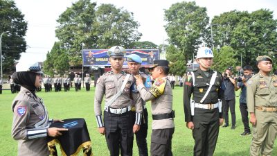 Polres Bondowoso Melaksanakan Apel Gelar Pasukan Operasi Zebra Semeru 2025