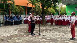 Satbinmas Polres Pasuruan Tanamkan Nilai Kebangsaan dan Karakter Positif di Hati Pelajar SD dan SMP