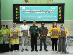 KOMSOS Kreatif 2025 Kodim 0822 Bondowoso Perkuat UMKM Lewat Kolaborasi TNI–Masyarakat