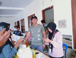 Desa Petung dan Tisnogamba Kecamatan Bangsalsari Membagikan Sembako