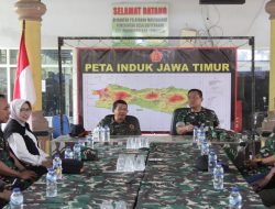 Danrem 083/Baladhika Jaya Bersama Forkopimda Lumajang Sambut Kepala BNPB Tinjau Dampak Erupsi Semeru