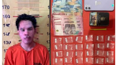 Polres Pasuruan Tangkap Pengedar Sabu di Prigen, Beserta 30 Poket Siap Edar