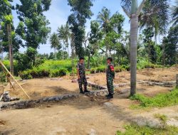 Kasdim 0822 Tinjau Progres Pembangunan KDMP di Desa Karang Melok